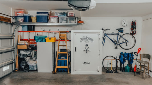 Safe in a garage