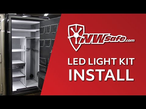 GunSafe Light Kit Installation Video, LED Lighting Kit