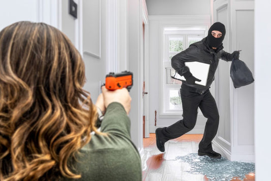 Using the Byrna LE Launcher during a home invasion