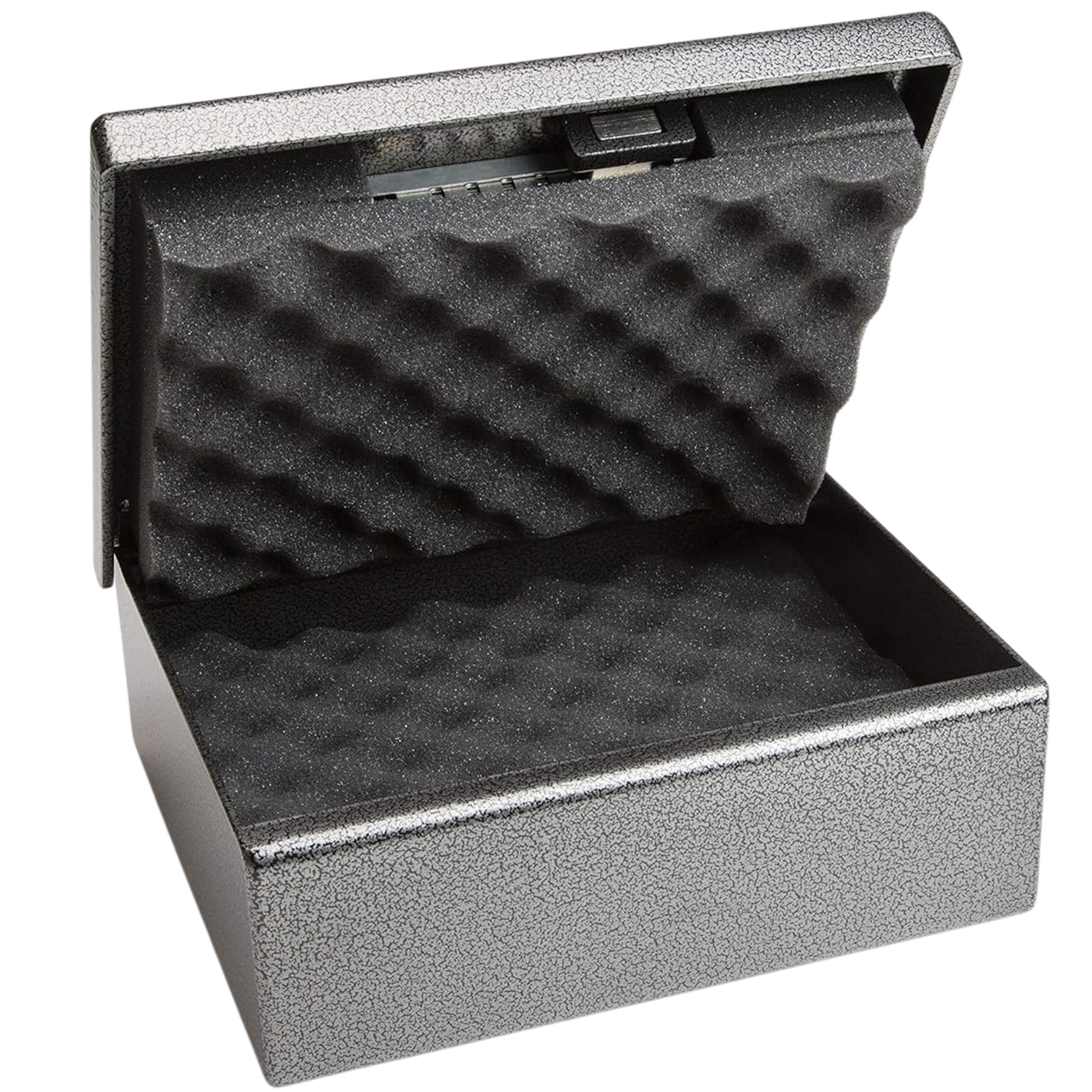 Fort Knox Silver Safe Box with foam interior