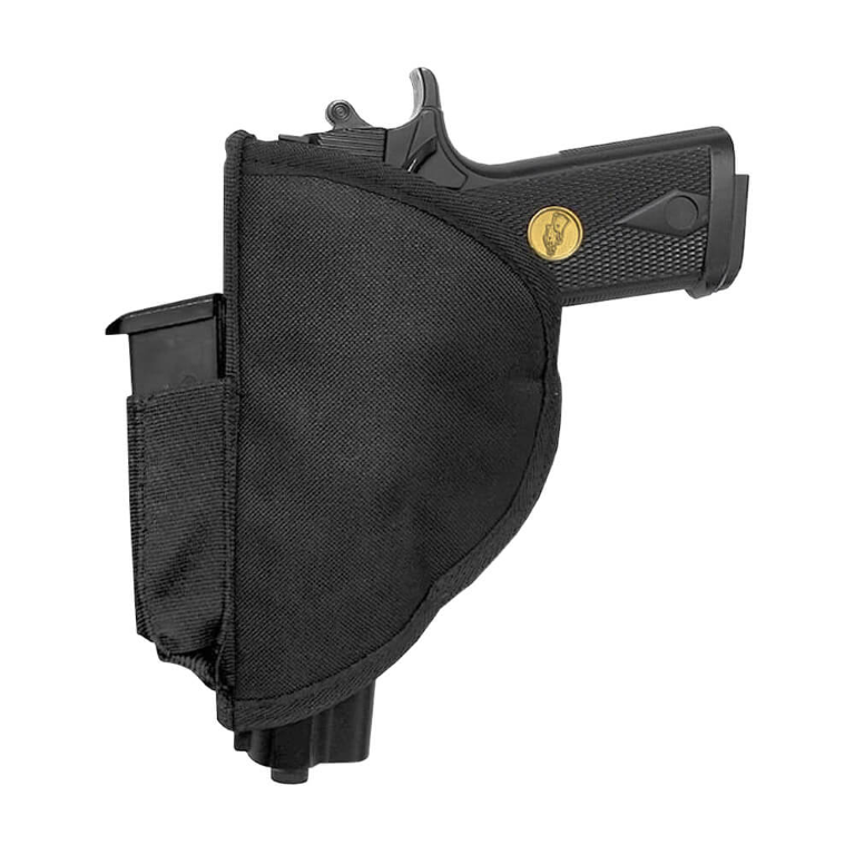 Stealth XL Velcro Pistol Holster with Spandex Magazine Attachment