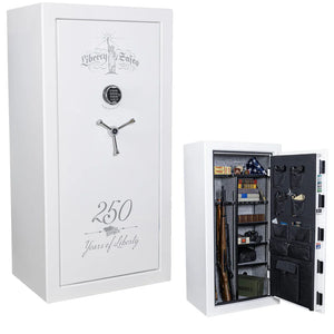 Liberty Safe® USA 30 — White Gloss (250th Anniversary Edition)
