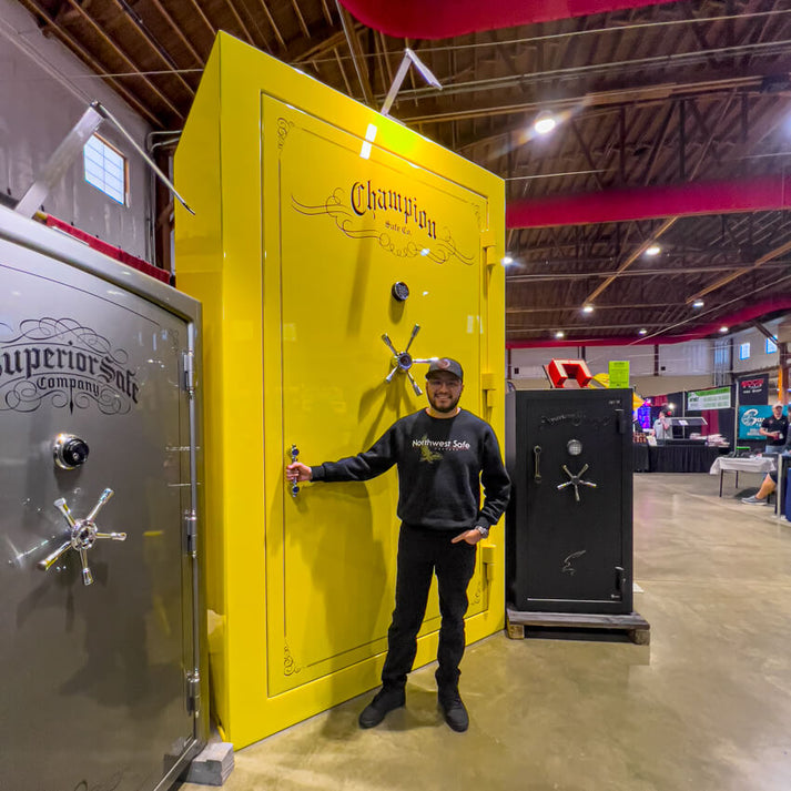 Big Yellow Safe — 120 Gun Champion Safe