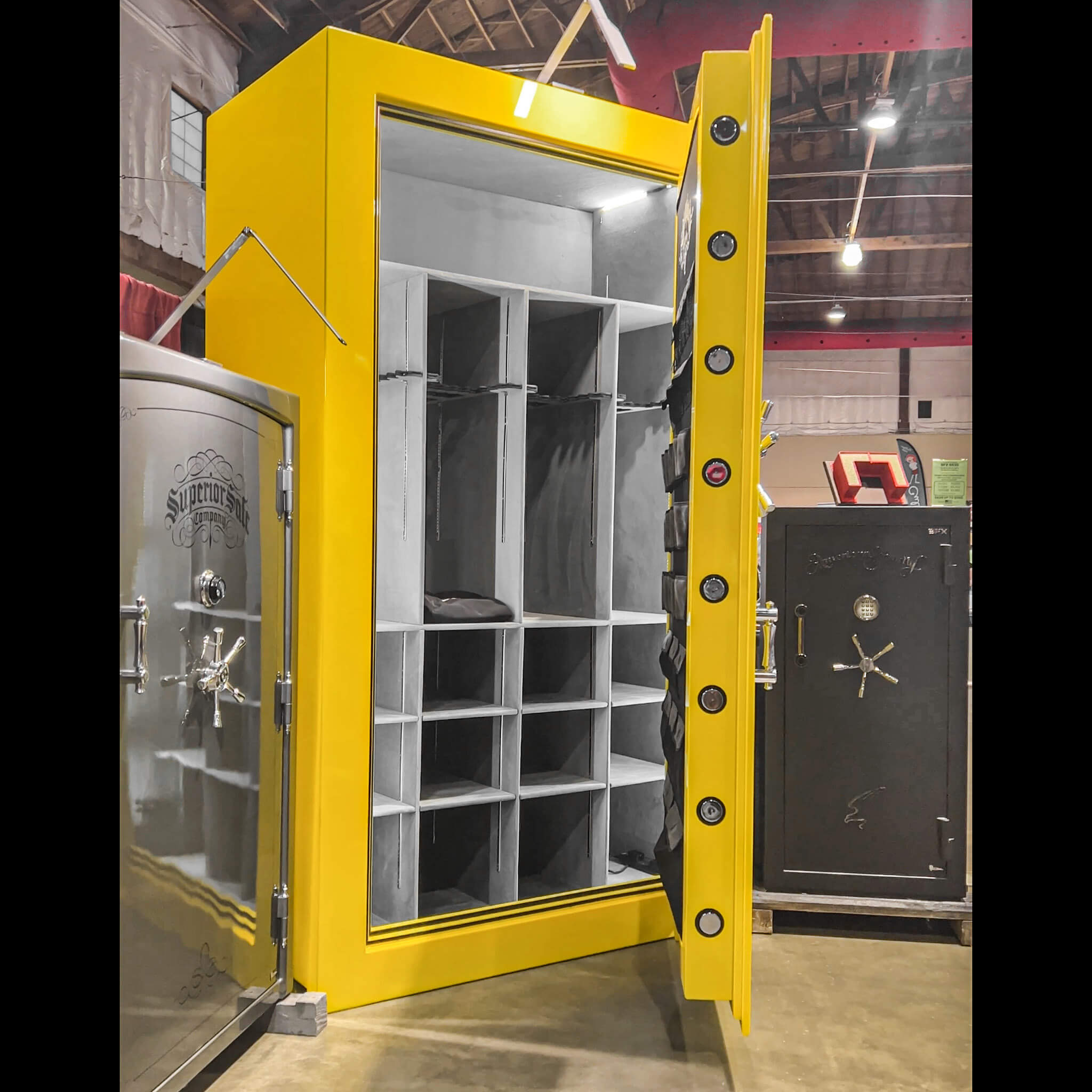 Big Yellow Safe 120 Gun Champion Safe