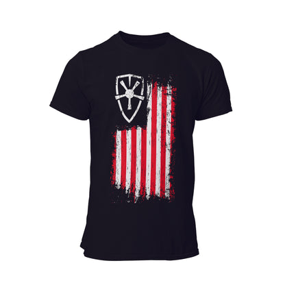 Flag with Shield T-Shirt